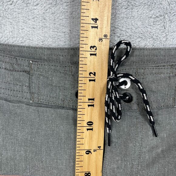 Hurley Shorts Mens 31 Gray Pendleton National Park Olympic Pockets Elastic Waist - Picture 12 of 14